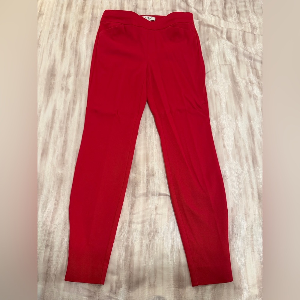 White House Black Market Cherry Red Pants